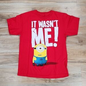 🧡Despicable Me Red Minion Tshirt Medium
